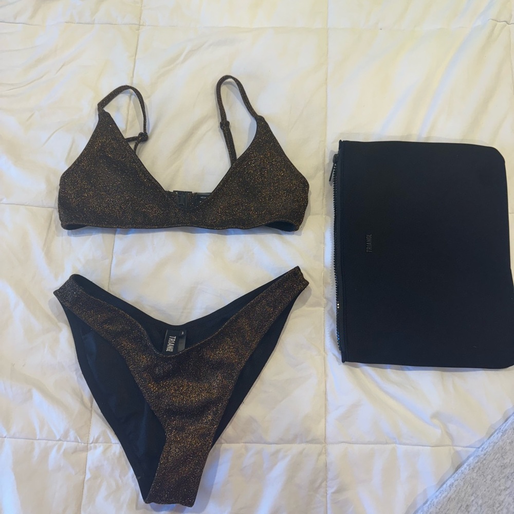 Triangl Maia Honey Sparkle Bikini with pouch